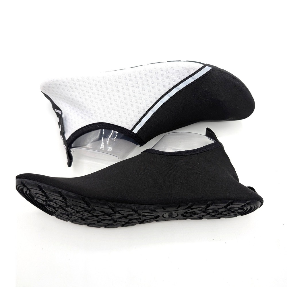 Saguaro Women Black White Water Shoes Quick-Dry Aqua Socks Size 8